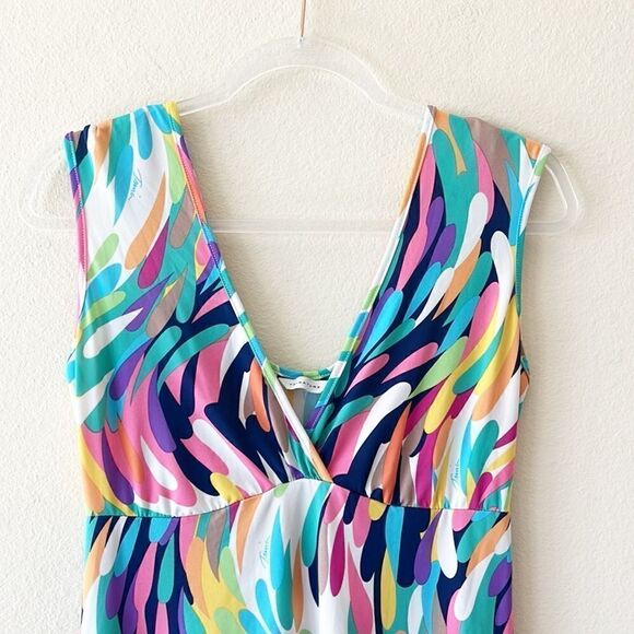 Trina Turk Vibrant Multi Color Summer Dress - Picture 2 of 8